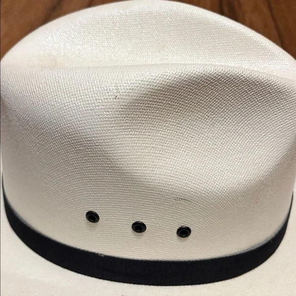 Dobbs Cowboy Hat Ivory 6 7/8 - Picture 7 of 16